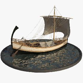 3D Greek Merchant Ship